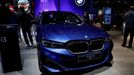 The BMW i3 electric vehicle is displayed at the Beijing International Automotive Exhibition, or Auto China 2024, in Beijing, China, April 25, 2024. REUTERS/Tingshu Wang