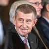 Prezident ČR Petr Pavel udělil 28. 10. 2023 u příležitosti 105. výročí vzniku Československa státní vyznamenání, na snímku bývalý premiér Andrej Babiš.