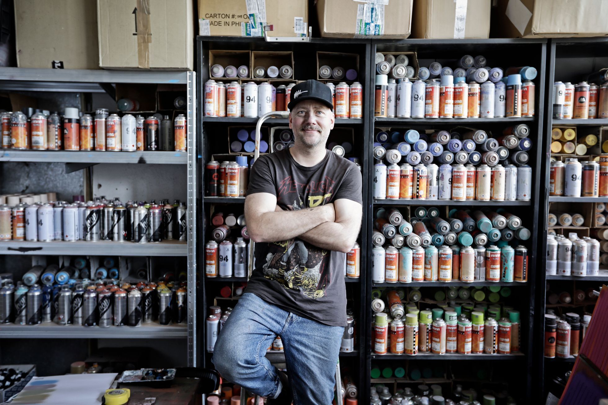 David Strauzz, umělec, street art