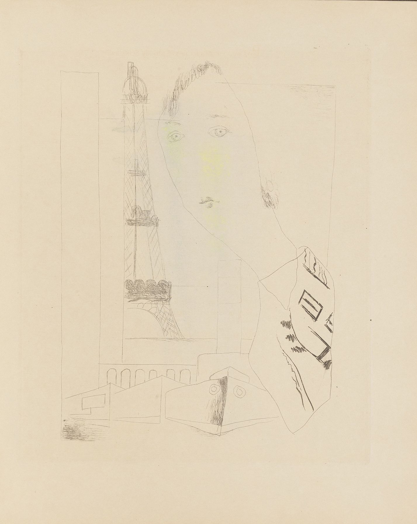Josef Šíma, album Paříž, list č. 6, 1927