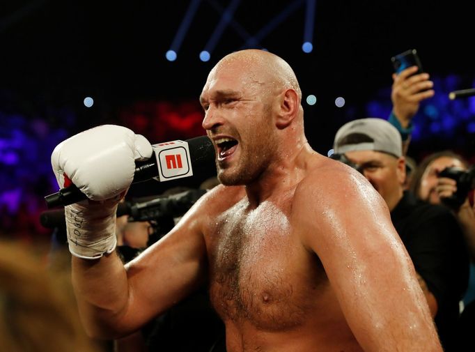 Tyson Fury bavil diváky v Las Vegas.