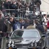 Odchod Blaira z Downing Street vyhlížil kordon novinářů