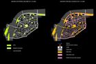 CENTRUM PRAHY - Práce na základě podrobné typologie prostorů, rozdělení centra na jednotlivé zóny a jejich využití rozdílnými skupinami osob a na základě výsledků problémové mapy navrhuje vhodné úpravy systému veřejných prostor.