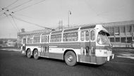 Prototyp trolejbusu Tatra 401, který byl vyrobený v roce 1958 a v rámci zkušebního provozu křižoval pražské ulice do roku 1961. Do výroby nezamířil.