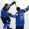 Niko Mikkola a Harri Pesonen slaví ve čtvrtfinále MS 2019 Finsko - Švédsko