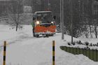 Česko zasypal nový sníh, problémy mají hlavně kamiony
