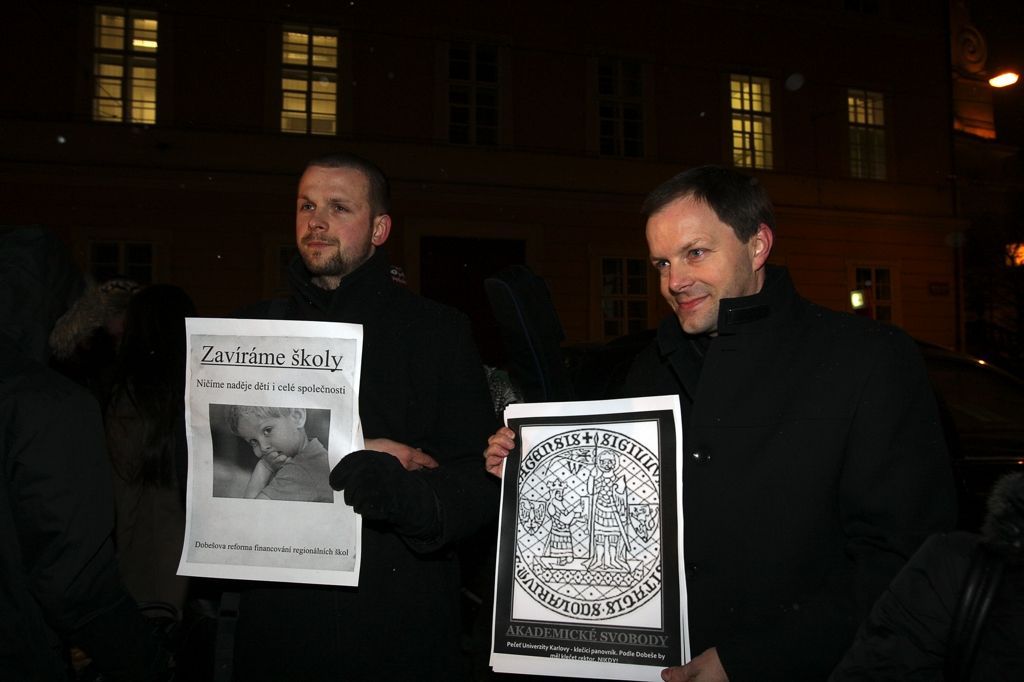 demonstrace proti reformám ve školství