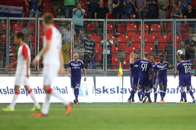 EL, Slavia-Anderlecht: radost Anderlechtu