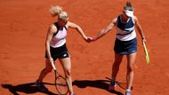 Barbora Krejčíková a Kateřina Siniaková ve finále French Open 2021