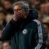 Chelsea's coach Mourinho reacts during their Champions League semi-final second leg soccer match against Atletico at Stamford Bridge in London