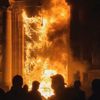Bordeaux, Francie, protest.