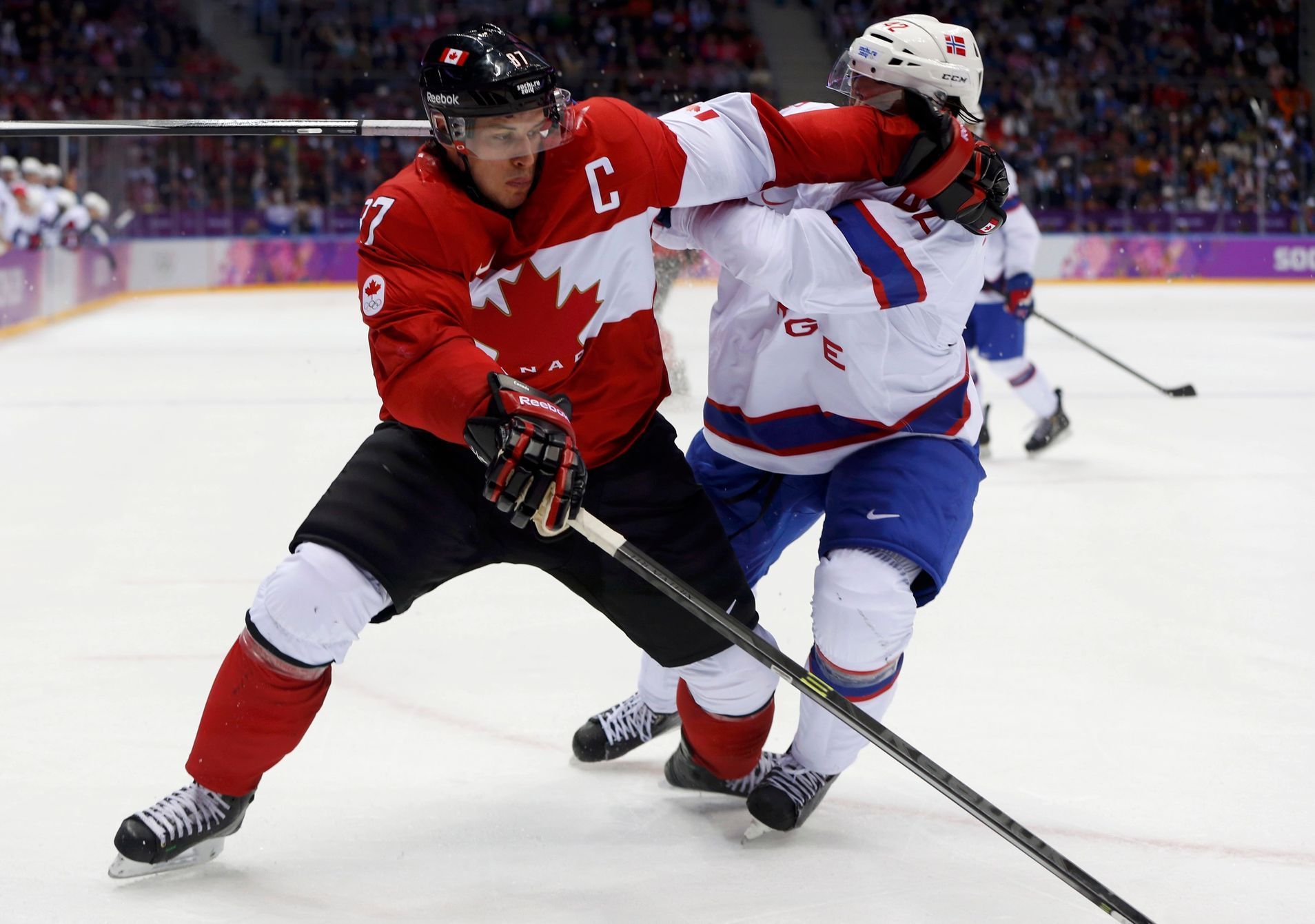Kanada - Norsko: Sidney Crosby - Henrik Odegaard