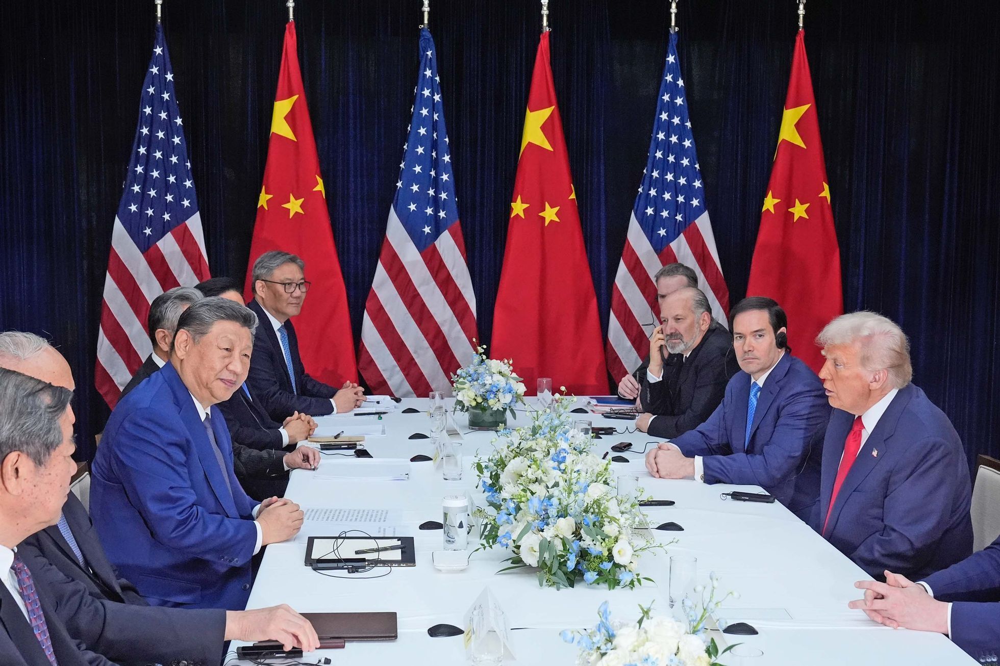 USA, Čína, Korea, prezidenti, setkání, Donald Trump, Si Ťin-pching