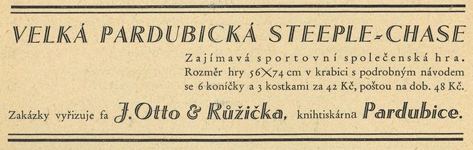 Reklama na společenskou hru, 1931