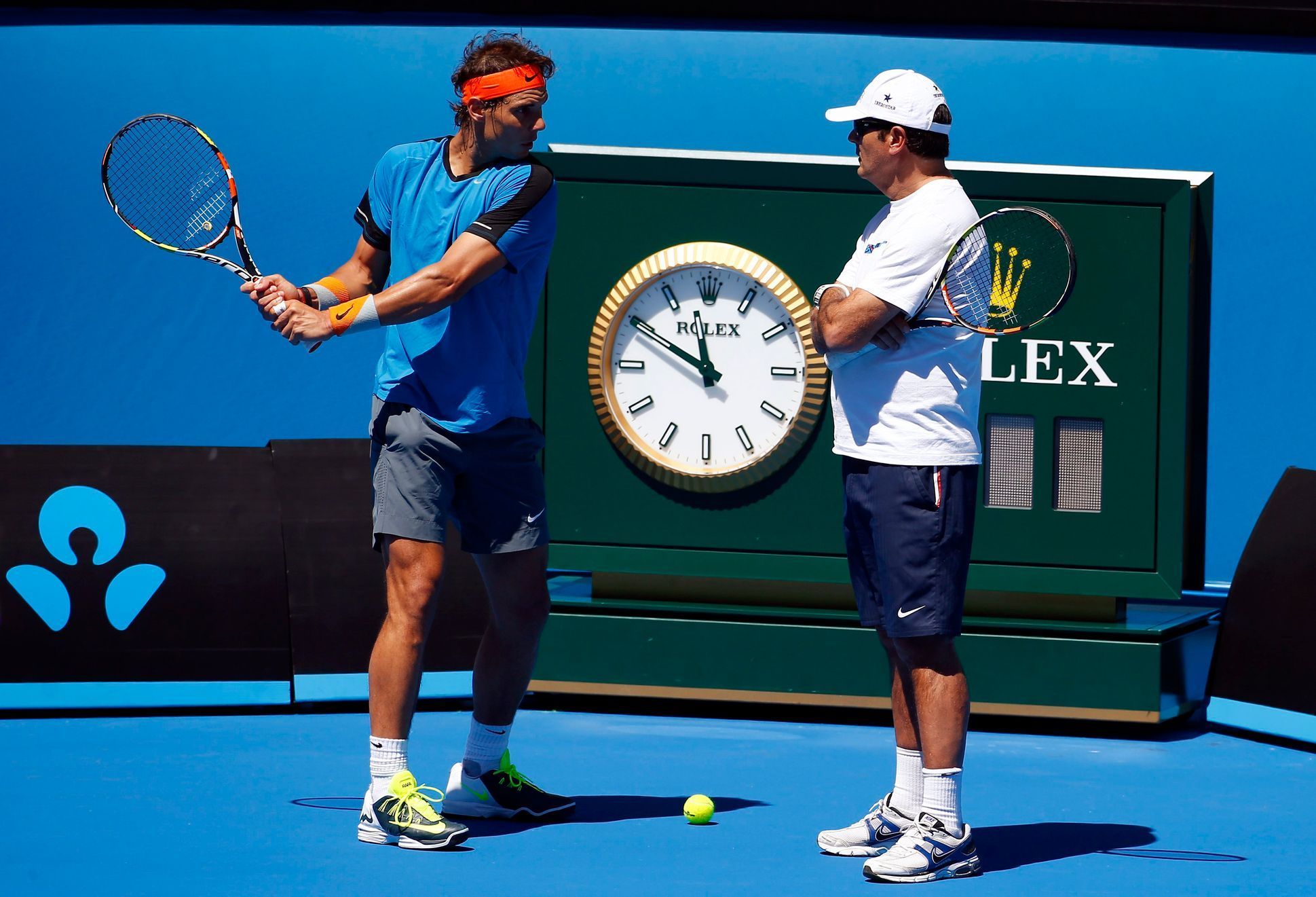 Příprava na AO: Rafael Nadal a jeho kouč, strýc Toni Nadal