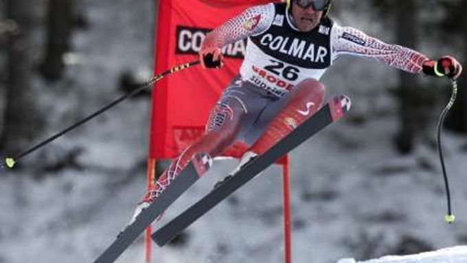Hermann Maier při sjezdu ve Val Gardeně