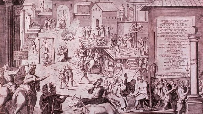 Obraz ze 17. století ukazuje, jak se s morovou epidemií v roce 1630 vypořádal italský Milán.