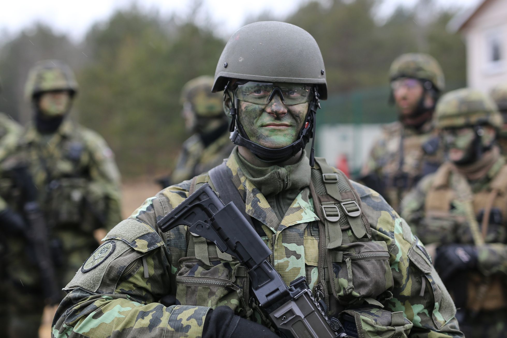 Česká armáda na cvičení NATO v Litvě - kapitán Miroslav Maixner