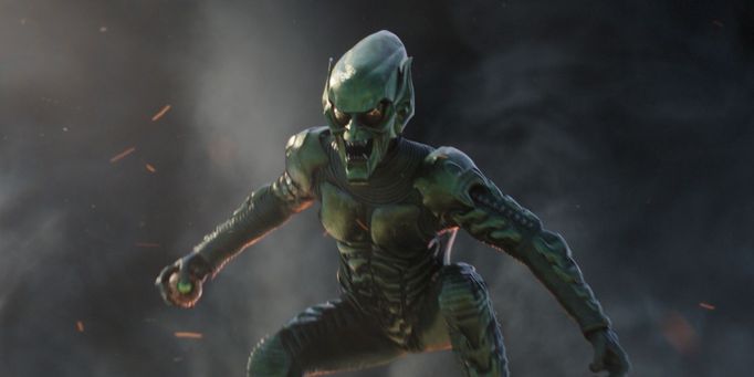 Willem Dafoe jako Green Goblin.