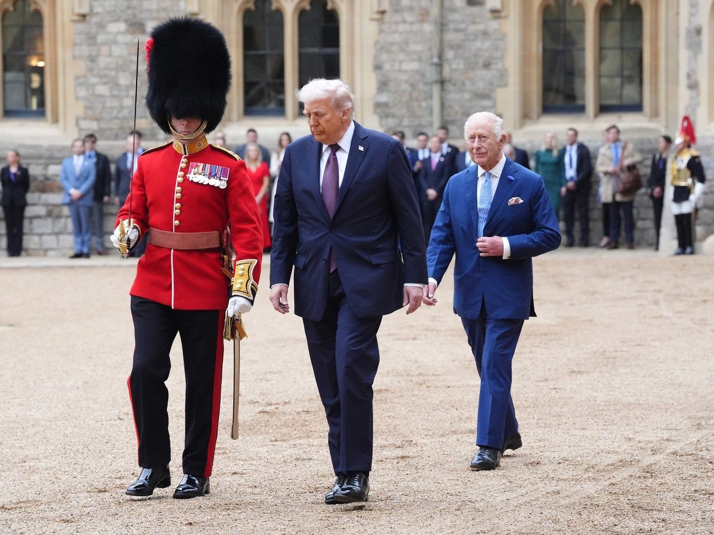 Trump v Británii 2