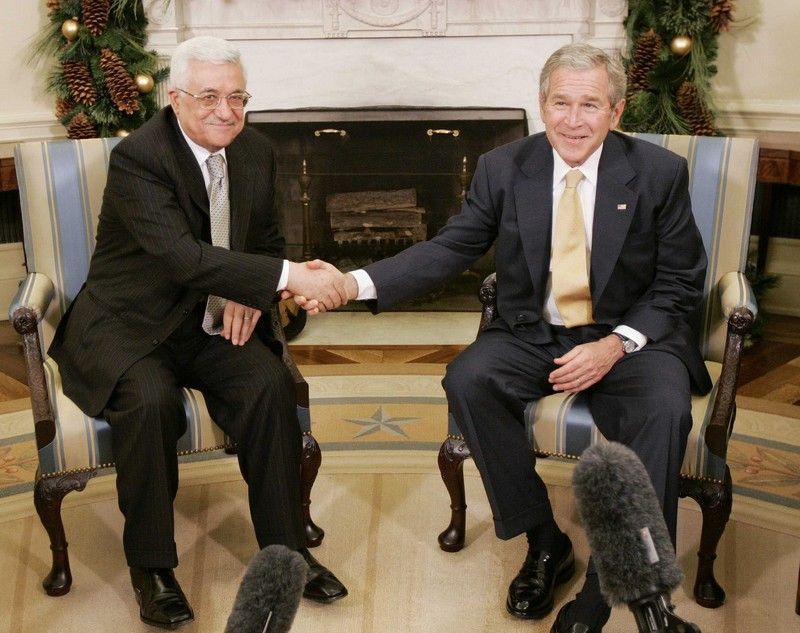 Bush a Abbás v Annapolis