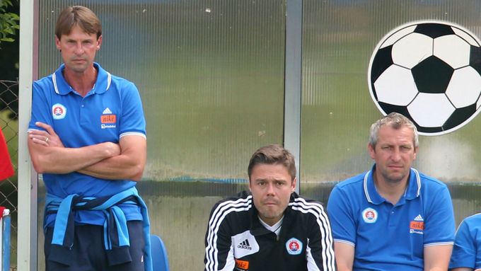 František Straka na lavičce Slovanu