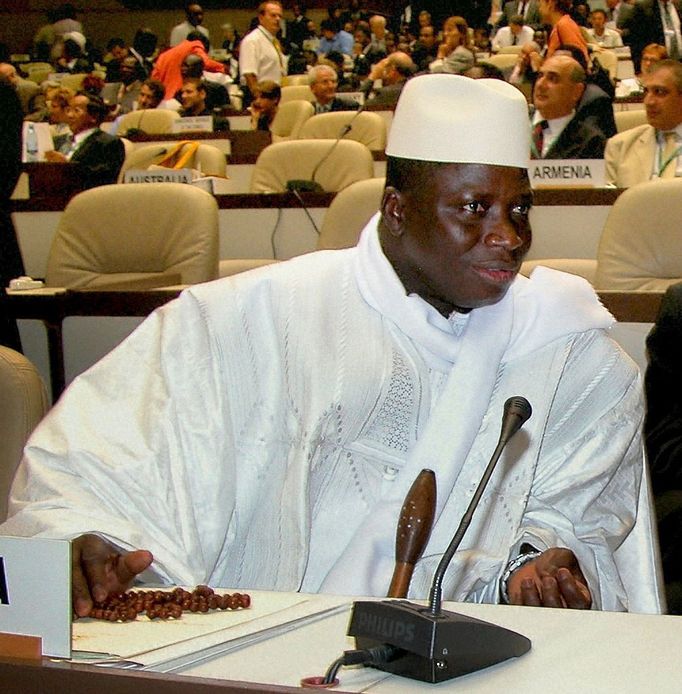 Gambijský prezident Yahya Jammeh