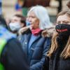 Demonstrace proti omezování svobod, koronavirus, Náměstí republiky, 28. 10. 2020