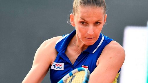 Karolína Plíšková na turnaji v Římě 2019