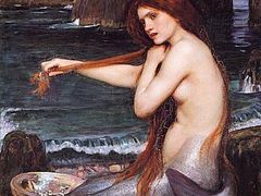 Obraz "Mořská panna" od Johna Williama Waterhouse