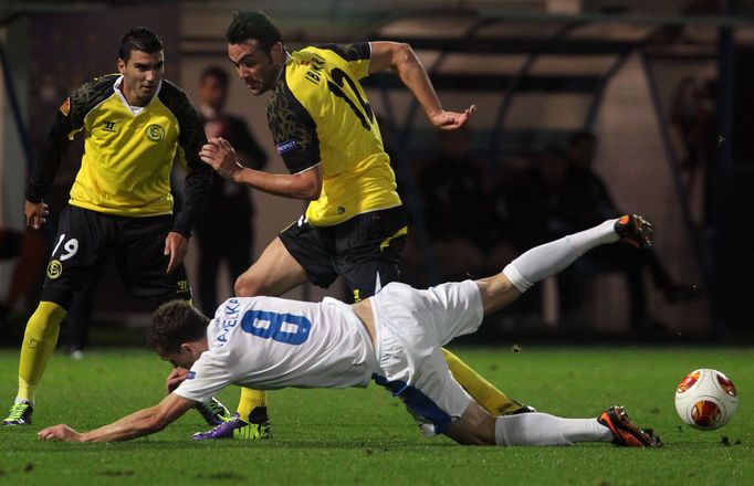 iberec - FC Sevilla: David Pavelka - José Antonio Reyes (19) a Vicente Iborra