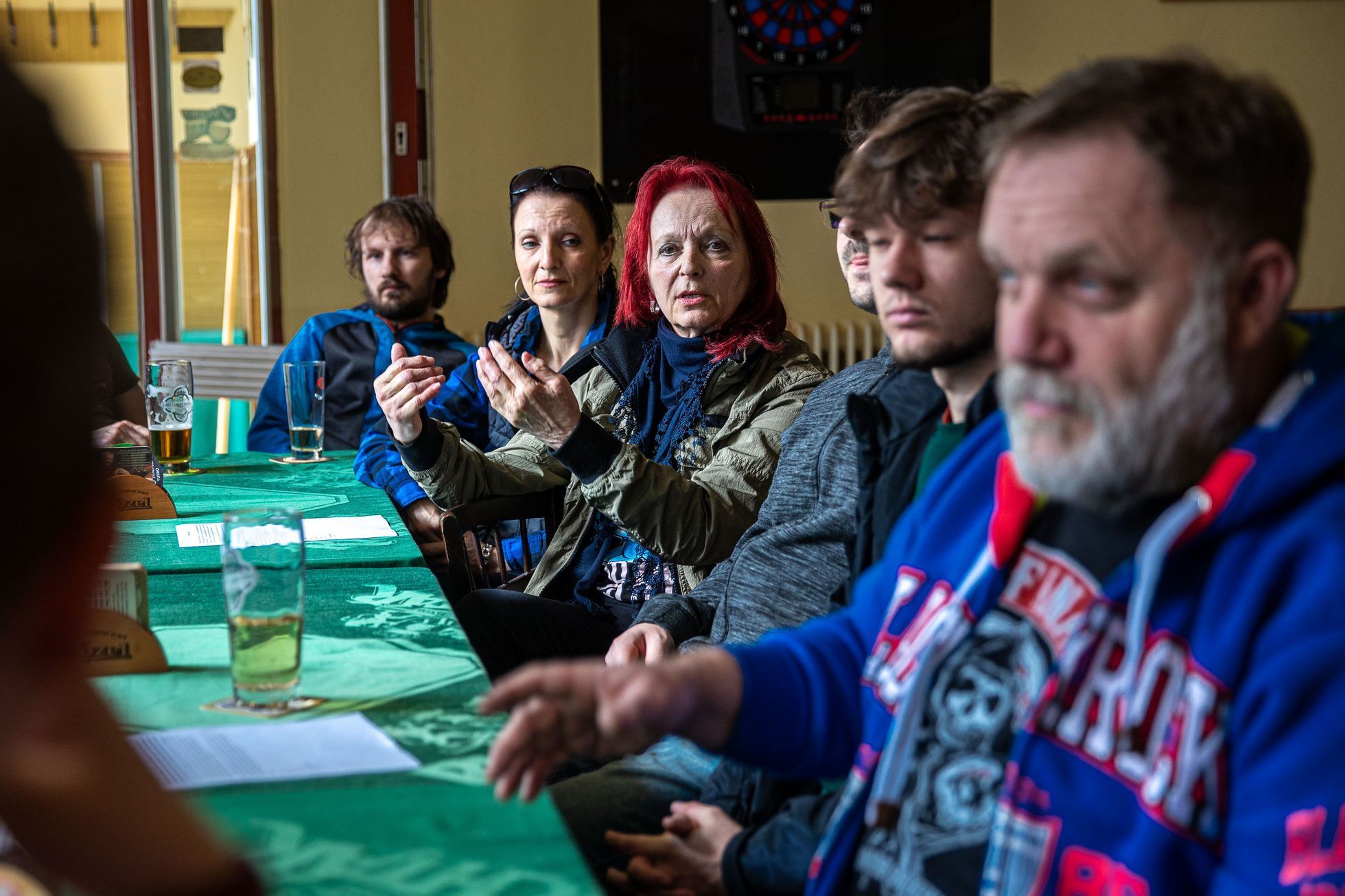 protest, Modřec, Polička, trhací jáma, STV Group