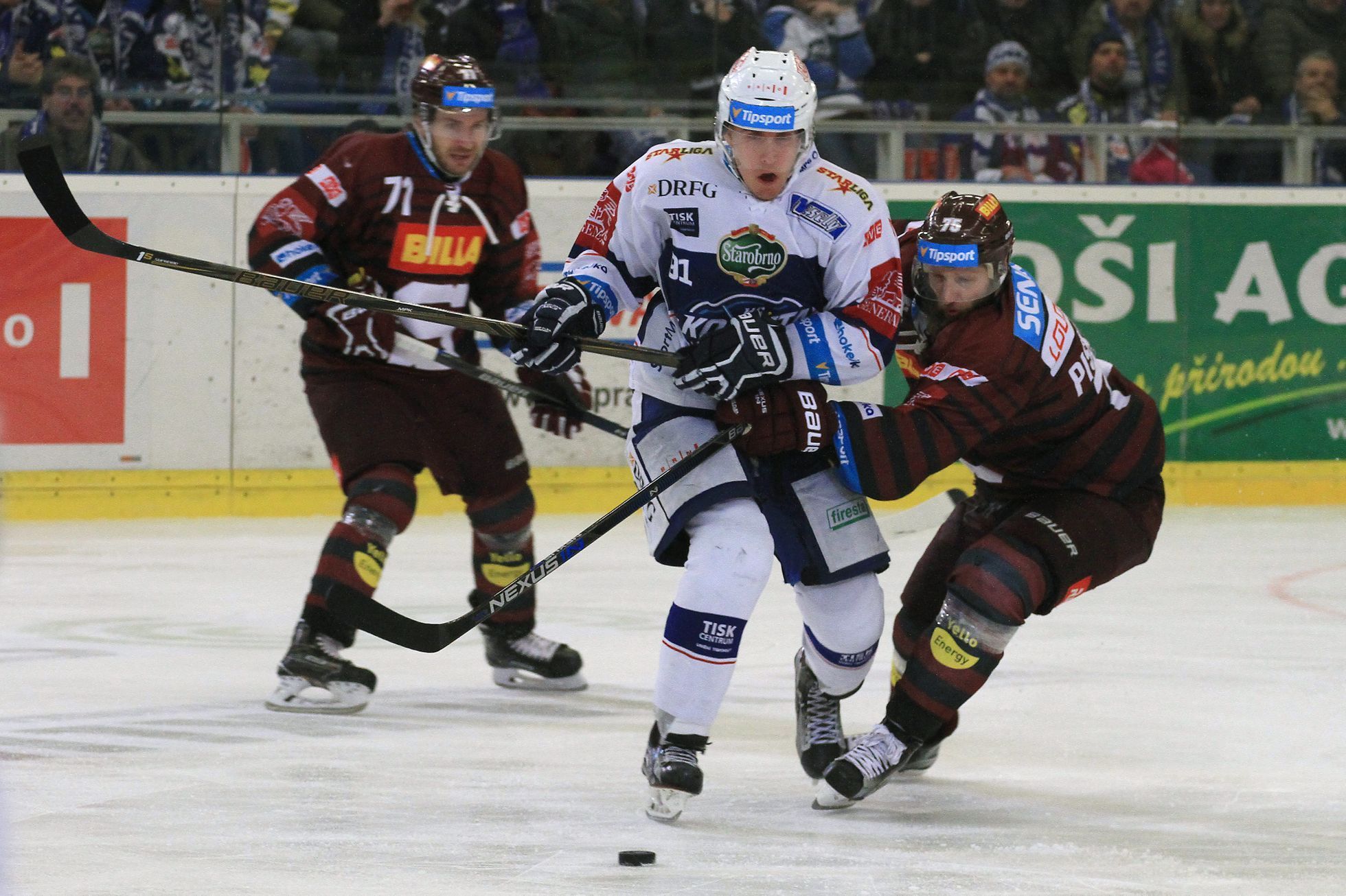 Kometa Brno, HC Sparta Praha, 35. kolo extraligy 2016/17