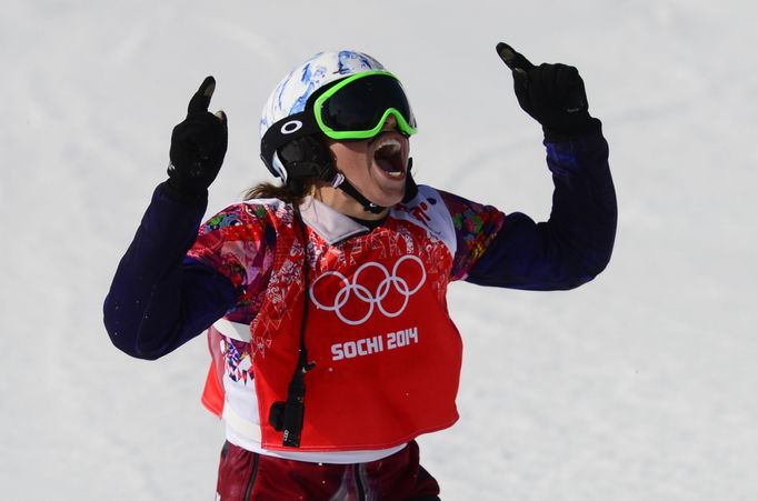 Soči 2014, snowboardcross: Eva Samková slaví olympijské zlato