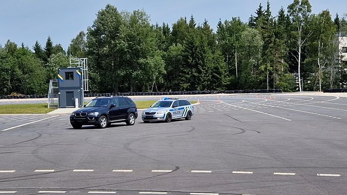 Zastavení vozu v rámci projektu ELORYKS