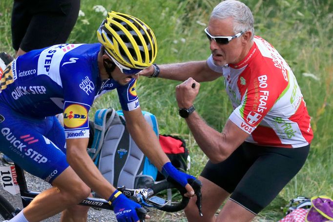 Julian Alaphilippe v 10. etapě na Tour de France 2018