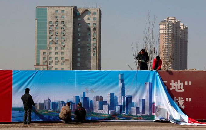 Budoucnost Pin-chaj září z billboardu.