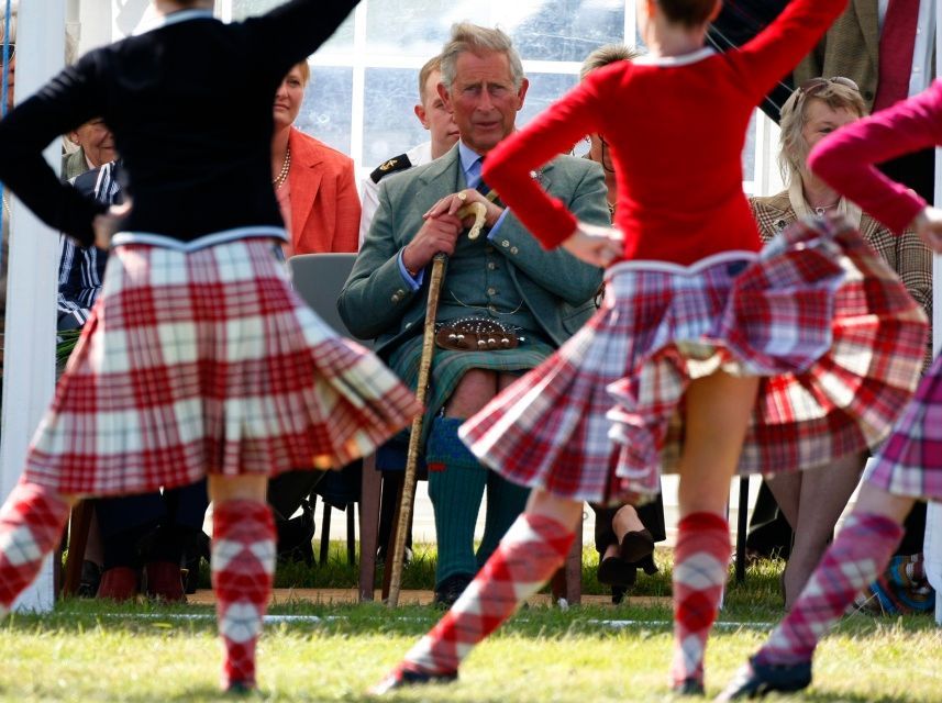 princ Charles ve Skotsku