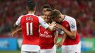 Finále  Asia Trophy, Arsenal-Everton: Arsenal slaví gól