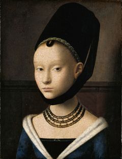 Petrus Christus: Portrét mladé dámy, okolo roku 1470.