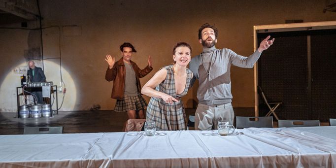 Jan Bárta, Anita Krausová a Jan Grundman.