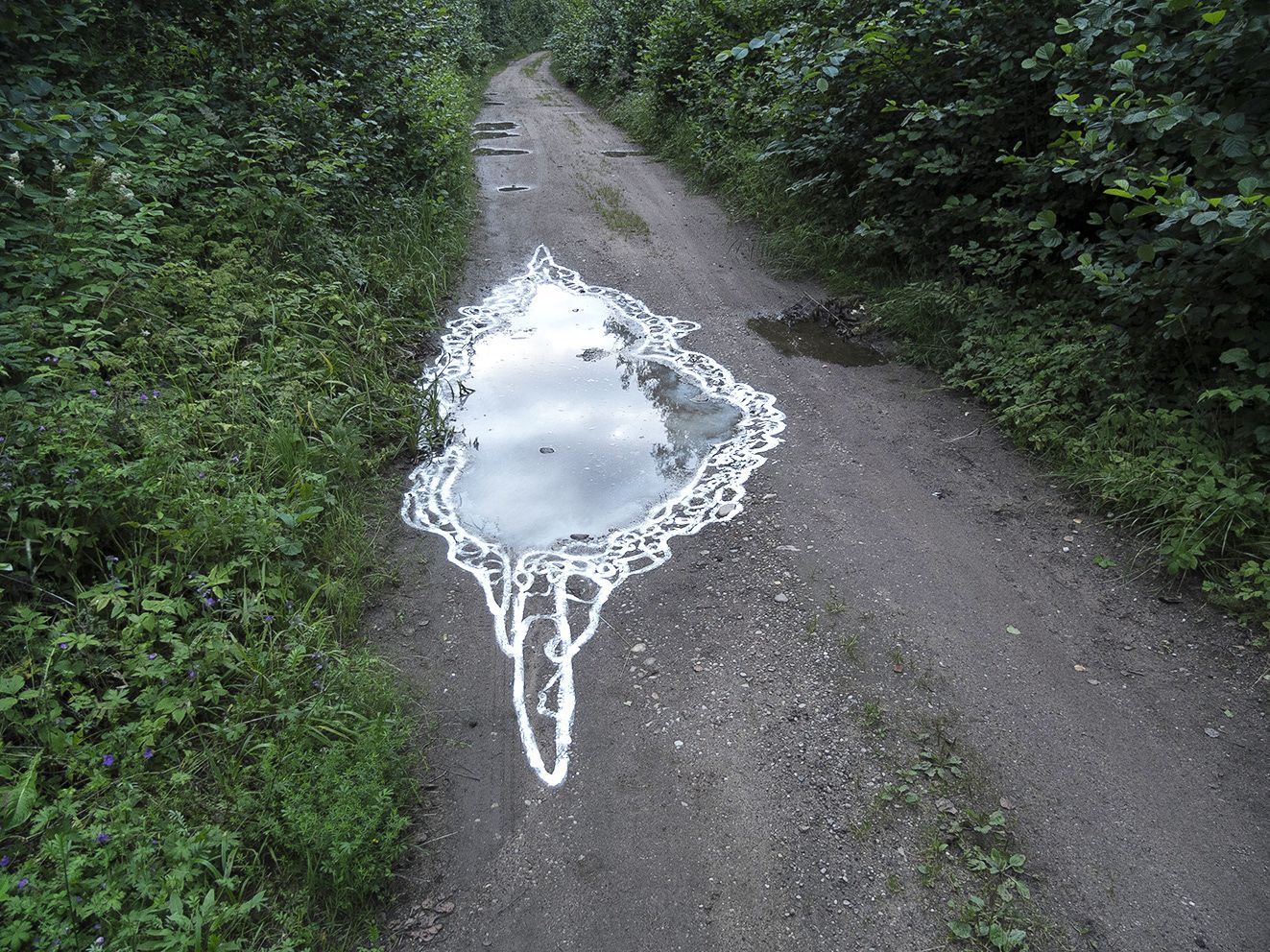 Jednorázové použití / Fotogalerie / Působivé zásahy do krajiny od umělce Patrika Proška