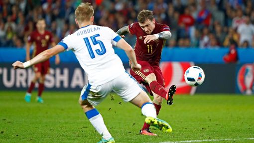 Euro 2016, Rusko-Slovensko: Pavel Mamajev dává gól na 1:2