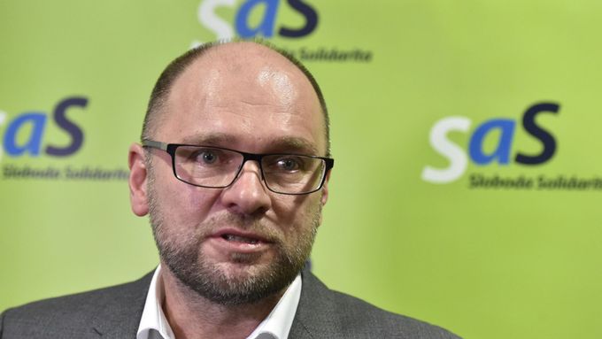 Slovenský politik a předseda SaS Richard Sulík.