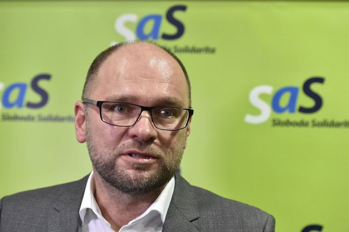 Slovenský politik a předseda SaS Richard Sulík.