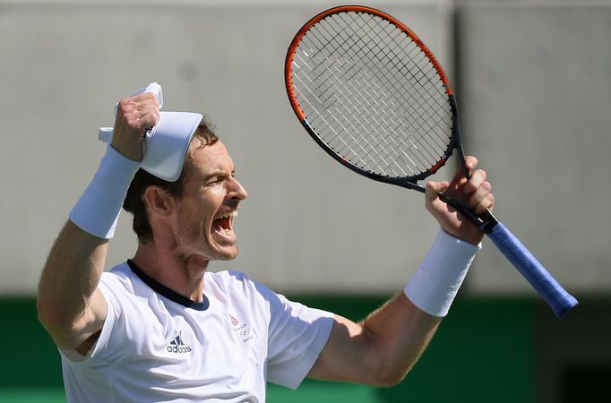 OH 2016, tenis: Andy Murray slaví postup do finále