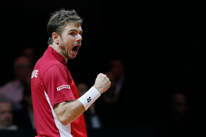 Finále Davis Cupu Francie vs. Švýcarsko (Wawrinka)