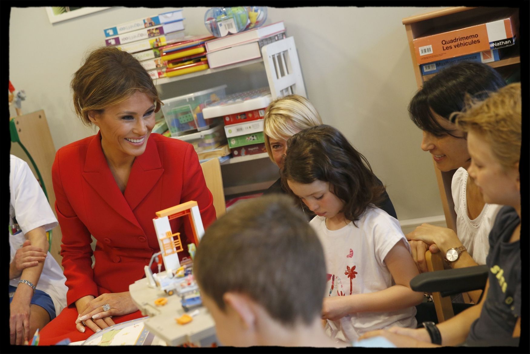 Prezident Donald Trump s manželkou Melanií navštívili Paříž