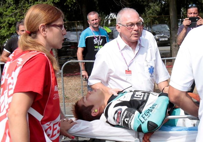 VC České republiky 2015, Moto3: zraněný Hiroki Ono