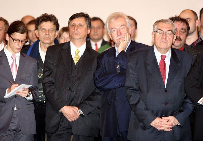 Jan Fischer a Richard Hindls